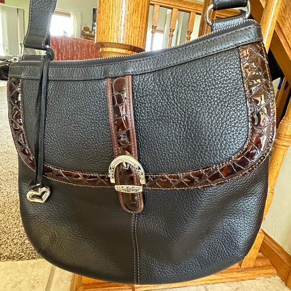 Brighton Bags Brighton Black Leather Cross Body Purse Bag Poshmark